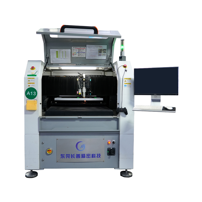 How does the SMT stencil laser cutting machine achieve micron-level processing accuracy?